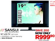 Sansui 19" HD Ready LCD TV 19STY0419