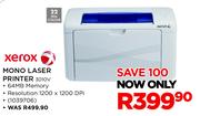 Xerox Mono Laser Printer 3010V