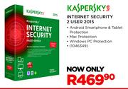 Kaspersky Internet Security 2 User 2015
