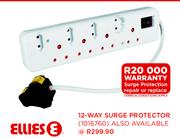 Ellies 12-Way Surge Protector FBWP3
