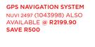 Garmin GPS Navigation System NUVI 2497