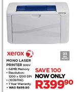 Xerox Mono Laser Printer 3010V