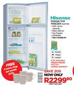 Hisense 168L Fridge/Top Freezer H220TME