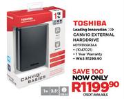 Toshiba 1TB Canvio External Hard Drive