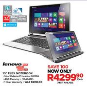 Lenovo 10" Flex Notebook Each