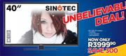 Sinotec 40" LED TV 40F360D