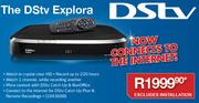 The DStv Explora Excludes Installation
