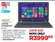 Acer Aspire Notebook ESI-512