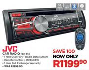 JVC Car Radio KDR 656