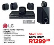 LG 5.1 DVD Home Theatre System DH3120S