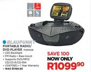 Blaupunkt Portable Radio/DVD Player POR1006