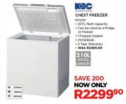KIC 210Ltr Chest Freezer KCG210