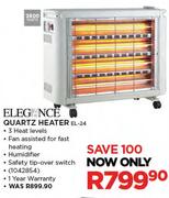Elegance 2800W Quartz Heater EL-24