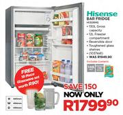 Hisense 100Ltr Bar Fridge H130RMS