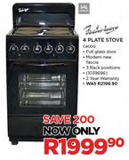 Fuchs-ware 54Ltr 4 Plate Stove C400G