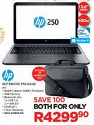 HP Notebook Package 250