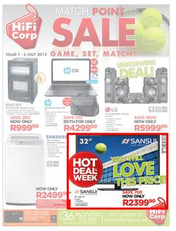 HiFi Corp : Match Point Sale (1 Jul - 5 Jul 2015), page 1