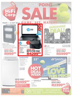 HiFi Corp : Match Point Sale (1 Jul - 5 Jul 2015), page 1