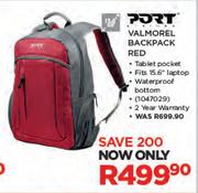 Port Valmorel Backpack Red