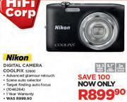 Nikon Digital Camera Coolpix S2800