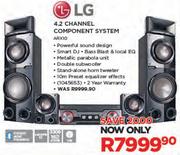LG 4.2 Channel Component System ARX10