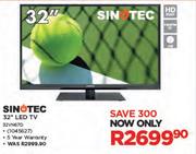 Sinotec 32" HD Ready LED TV 32VN67D