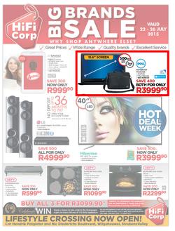 HiFi Corp : Big Brands Sale (22 Jul - 26 Jul 2015), page 1