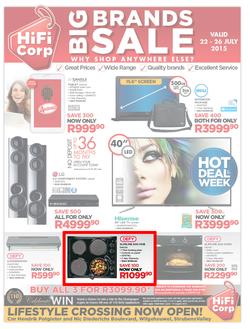 HiFi Corp : Big Brands Sale (22 Jul - 26 Jul 2015), page 1
