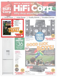 HiFi Corp : Why Shop Anywhere Else (26 Aug - 30 Aug 2015), page 1