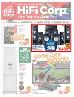 HiFi Corp : Why Shop Anywhere Else (26 Aug - 30 Aug 2015), page 1