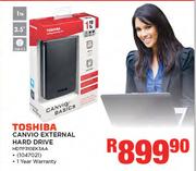 Toshiba Canvio 1TB External Hard Drive HDTP310EK3AA