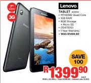 Lenovo 7" Tablet A3300-Each