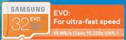 Samsung 32GB Evo SD And Micro SD-Each