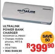Ultralink Power Bank Charger 10000MAH UL-PB920