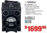 Sansui Pa System PA 1000