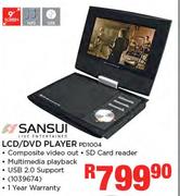 Sansui LCD/DVD Player PD1004