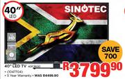 Sinotec 40" Full HD LED TV 40F360D