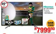 Hisense 50" LED Smart TV 50K390