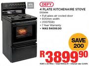 Defy 4 Plate Kitchanaire Stove DSS494