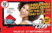 Sansui 32" HD Ready LED TV SLED32HDR
