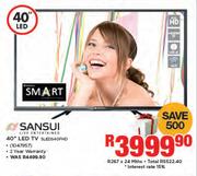 Sansui 40" Smart LED TV SLEDS40FHD