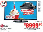 LG 49" Full HD Smart LED TV 49LF630