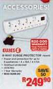 Ellies 8-Way Surge Protector FBWP3