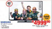 Samsung 40" LED TV 40EH5000