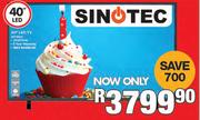 Sinotec 40" LED TV 40F360D