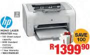 HP Mono Laser Printer P1102