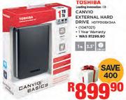 Toshiba Canvio 1TB External Hard Drive HDTP310EK3AA