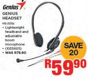 Genius Headset HS-200C