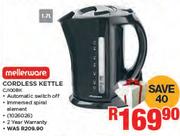 Mellerware 1.7L Cordless Kettle CJ100BK