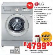 LG 7kg Front Loader Washing Machine F10B8QDP5